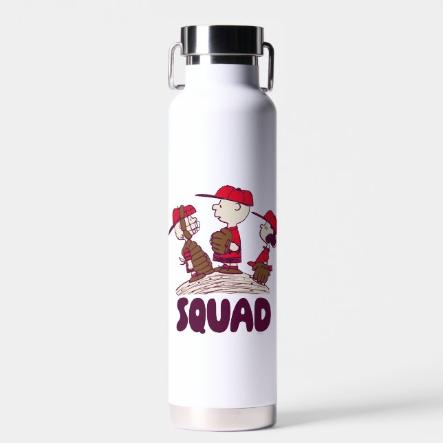Peanuts | Baseball Squad Water Bottle (Front)