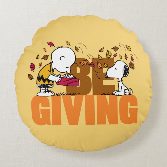 Peanuts | Be Giving Round Cushion (Front)
