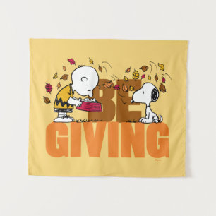 Peanuts   Be Giving Tapestry