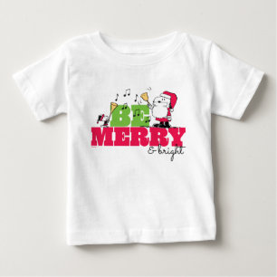 Peanuts   Be Merry Christmas Baby T-Shirt