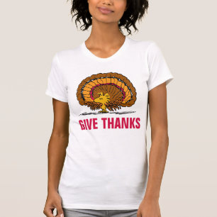 Peanuts Be Thankful Woodstock Turkey T-Shirt