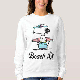 PEANUTS   Beach Bum Snoopy Sweatshirt