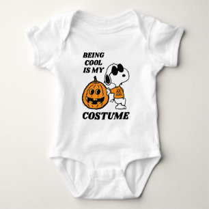 Peanuts   Being Cool Is My Costume Baby Bodysuit