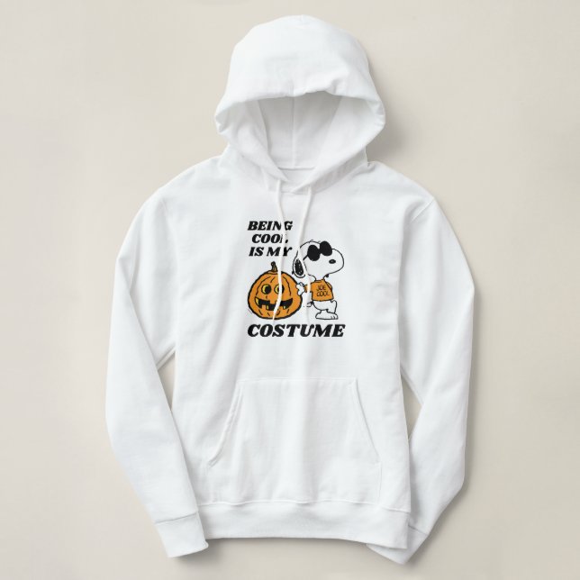 Peanuts | Being Cool Is My Costume Hoodie (Design Front)