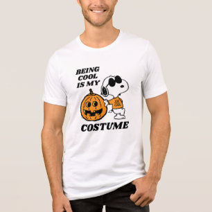 Peanuts   Being Cool Is My Costume Tri-Blend Shirt