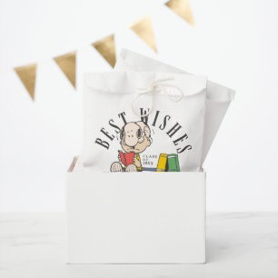 Peanuts Best Wishes Graduation Snoopy Reading Favour Bags