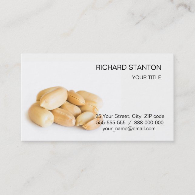 Peanuts Business Card (Front)