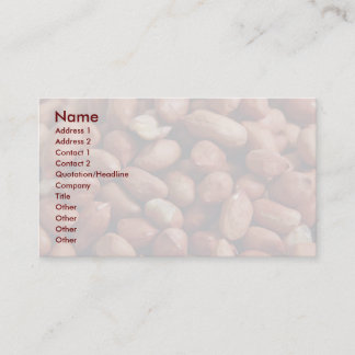 Peanuts Business Card