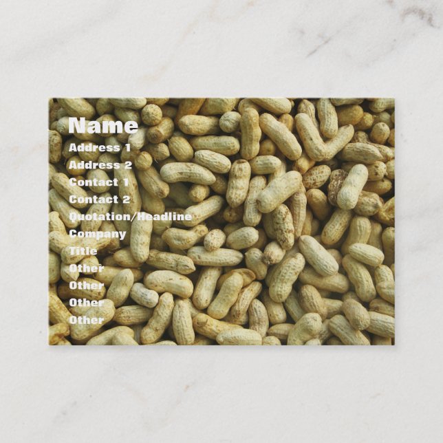 Peanuts Business Card (Front)