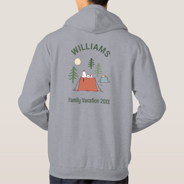 Peanuts | Camping Family Vacation Hoodie (Back)