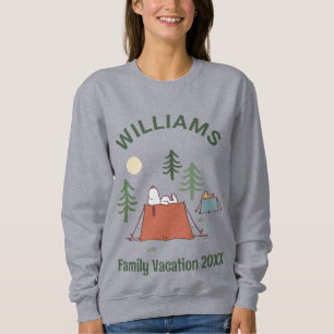 Peanuts Camping Family Vacation Sweatshirt