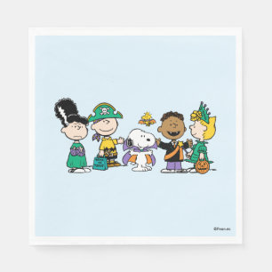 Peanuts Candy Crew Halloween Gang Napkin