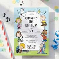 Peanuts Character Fun Birthday Collage