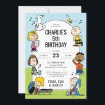 Peanuts Character Fun Birthday Collage Invitation<br><div class="desc">Invite your guests to a celebration full of fun with the Peanuts Character Fun Birthday Collage Invitation! Featuring a colourful collage of Snoopy, Charlie Brown, and the rest of the Peanuts gang, this invitation is perfect for Peanuts-themed birthday parties. Customise it with your party details to create a unique and...</div>