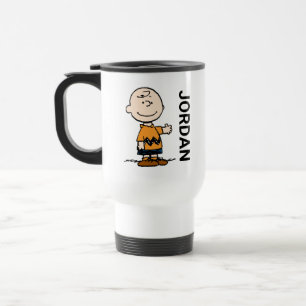 Peanuts Charlie Brown Add Your Name Travel Mug