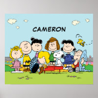 Peanuts | Charlie Brown and Gang | Add Your Name