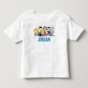 Peanuts Charlie Brown and Gang Add Your Name Toddler T-Shirt