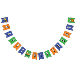 Peanuts   Charlie Brown and Gang Birthday Bunting Bunting