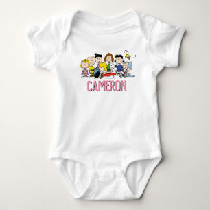Peanuts   Charlie Brown and Gang Birthday Girl Baby Bodysuit