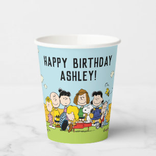 Peanuts   Charlie Brown and Gang Birthday Paper Cups