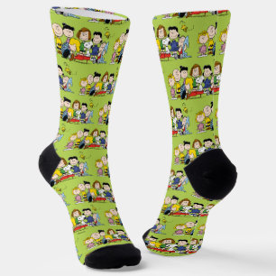 Peanuts Charlie Brown and Gang Socks
