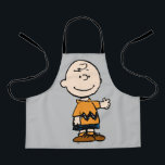 Peanuts | Charlie Brown Apron<br><div class="desc">Charlie Brown is the loveable loser in the zig-zag t-shirt. Check out this cute Peanuts design featuring Charlie Brown and his loveable smile.</div>