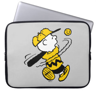 Peanuts Charlie Brown at Bat Laptop Sleeve