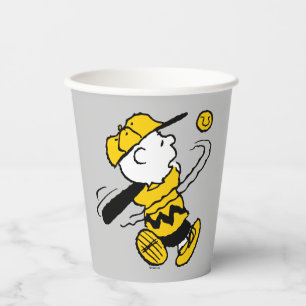 Peanuts   Charlie Brown at Bat Paper Cups
