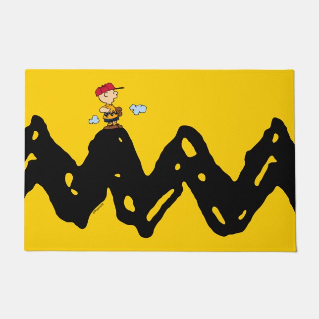 Peanuts | Charlie Brown Baseball Doormat (Front)