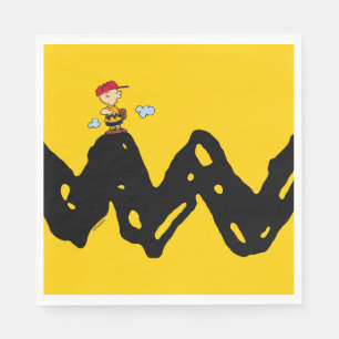Peanuts   Charlie Brown Baseball Napkin