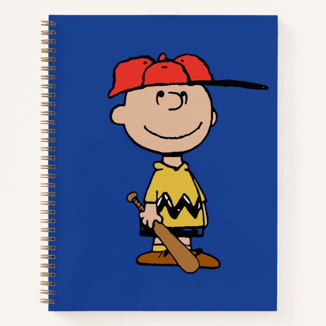Peanuts | Charlie Brown Baseball Smile Notebook (Front)