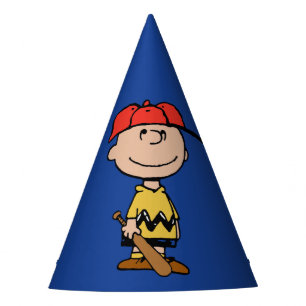 Peanuts   Charlie Brown Baseball Smile Party Hat