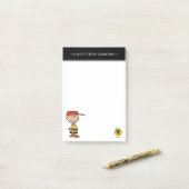 Peanuts | Charlie Brown Baseball Smile Post-it Notes (On Desk)