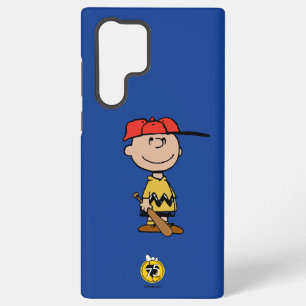 Peanuts Charlie Brown Baseball Smile Samsung Galaxy Case