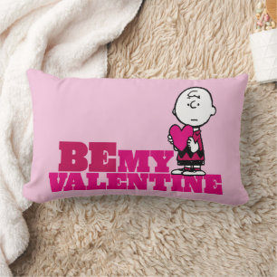 Peanuts   Charlie Brown Be My Valentine Lumbar Cushion