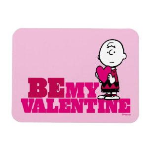 Peanuts   Charlie Brown Be My Valentine Magnet
