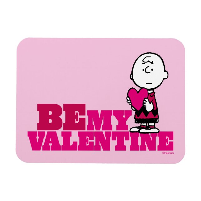 Peanuts | Charlie Brown Be My Valentine Magnet (Horizontal)