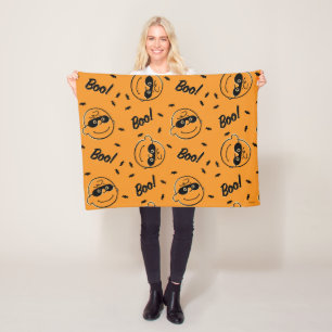 Peanuts   Charlie Brown Boo! Pattern Fleece Blanket