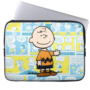 Peanuts   Charlie Brown Comic Pattern Laptop Sleeve