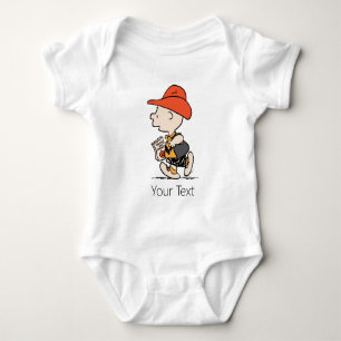 Peanuts Charlie Brown Cowboy Halloween Baby Bodysuit