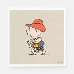 Peanuts Charlie Brown Cowboy Halloween Napkin