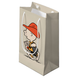 Peanuts Charlie Brown Cowboy Halloween Small Gift Bag
