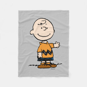 Peanuts   Charlie Brown Fleece Blanket