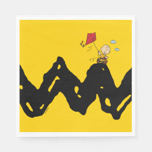 Peanuts   Charlie Brown Flying Kite Napkin