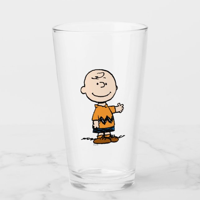 Peanuts | Charlie Brown Glass (Front)
