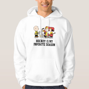 Peanuts   Charlie Brown Hockey Coach Hoodie