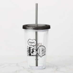 Peanuts   Charlie Brown is Down Acrylic Tumbler