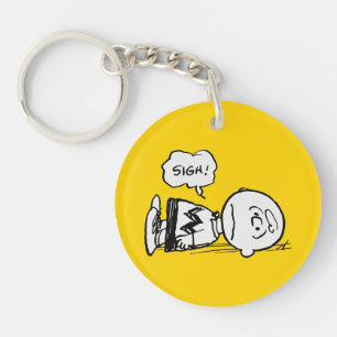 Peanuts   Charlie Brown is Down Key Ring