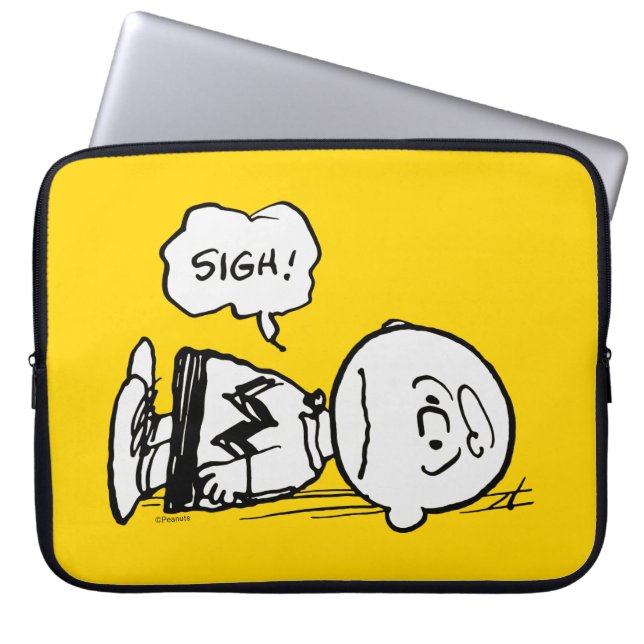 Peanuts | Charlie Brown is Down Laptop Sleeve (Front)