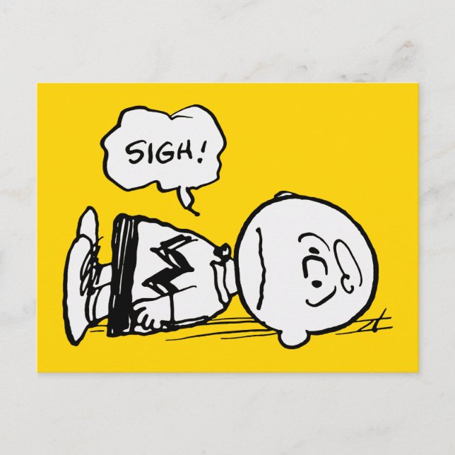 Peanuts | Charlie Brown is Down Postcard (Front)